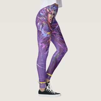 Ever Mighty You & I leggings by artist Dana Tiger