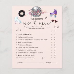 Ever or Never   Roller Skating Bachelorette Game