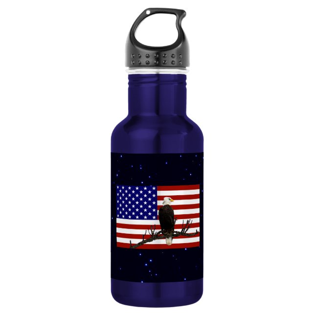 Ever Vigilant Bald Eagle 532 Ml Water Bottle (Front)