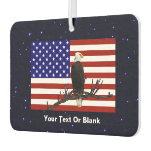 Ever Vigilant Bald Eagle Car Air Freshener