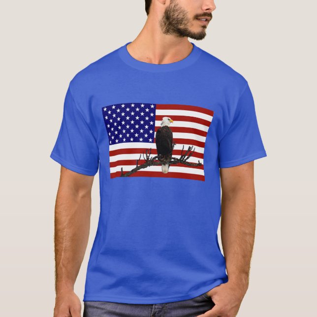 Ever Vigilant Bald Eagle T-Shirt (Front)