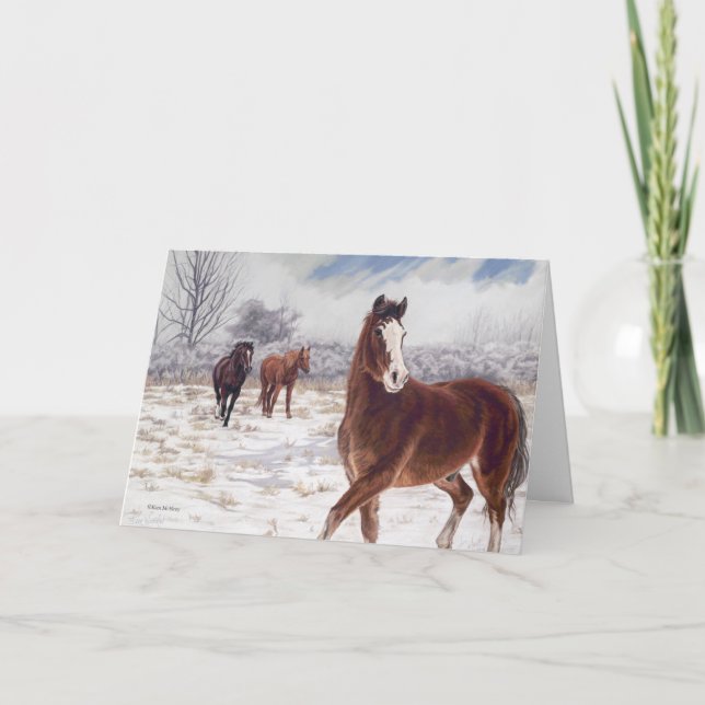 Ever Watchful, by Kim McElroy Holiday Card (Front)