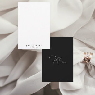 Ever Yours B/W Custom Thank You