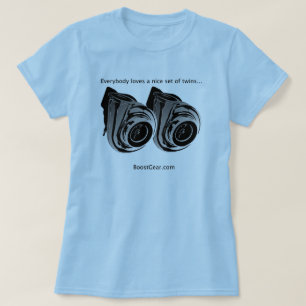 Everbody loves twins... Turbo - Womens T-Shirt