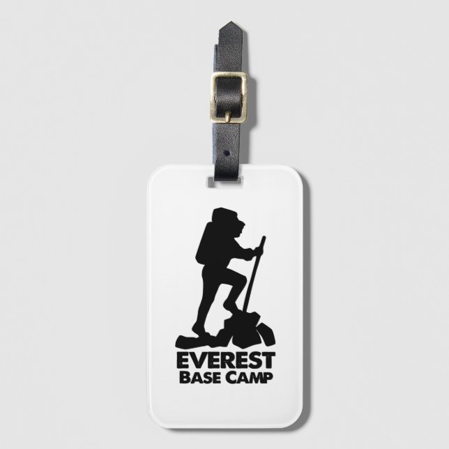 Everest Base Camp Luggage Tag (Front Vertical)