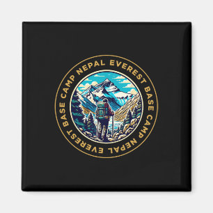 Everest Base Camp Nepal Mountain Everest View Hiki Magnet