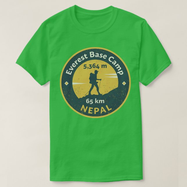 Everest Base Camp Nepal T-Shirt (Design Front)