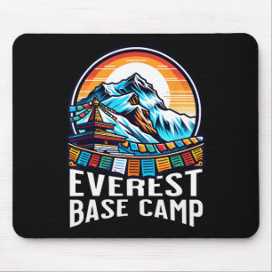Everest Base Camp Prayer Flags Nepali Himalayan Hi Mouse Mat