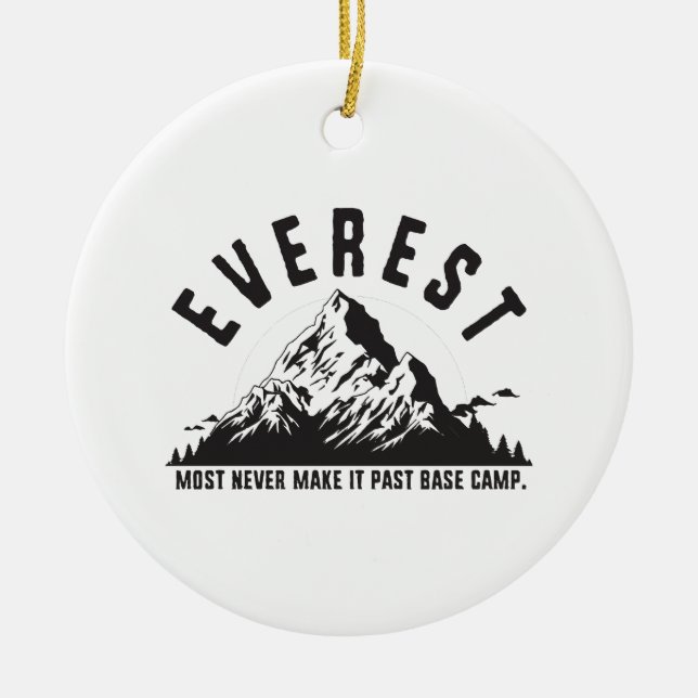 Everest Ceramic Tree Decoration (Front)