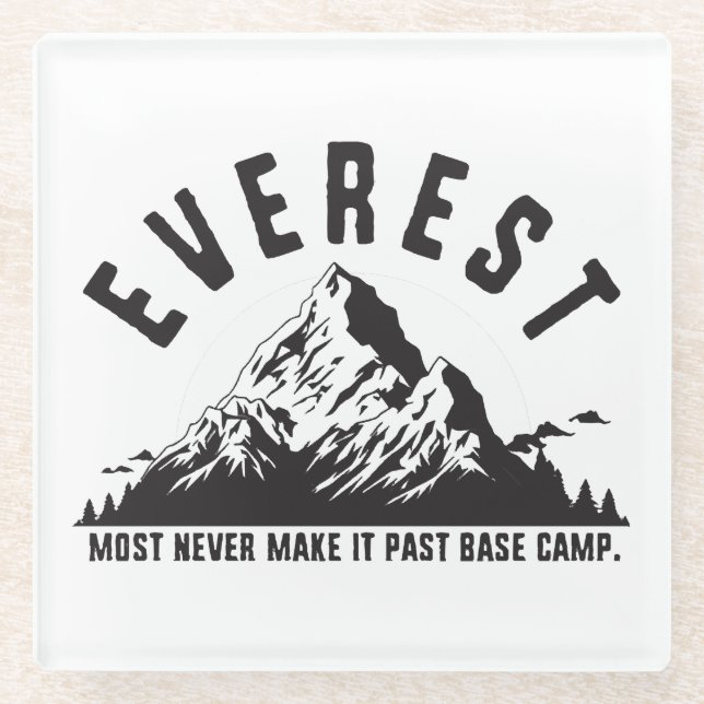 Everest Glass Coaster (Front)