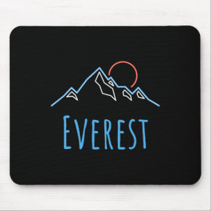 Everest - Mountain Climbers Retro Hiking Novelty Mouse Mat