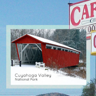 Everett Covered Bridge, Cuyahoga Valley NP Postcard
