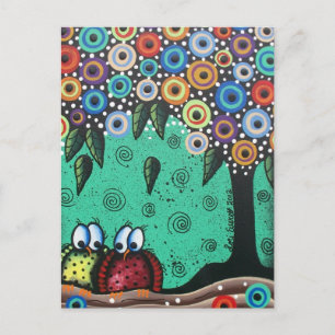 Everett_ Day Of The Dead, Bird Art, Funny, Cute Postcard