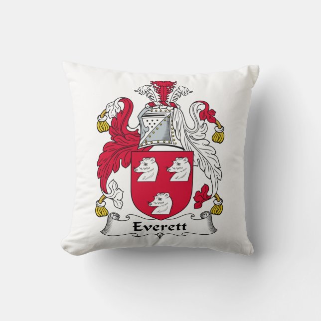 Everett Family Crest Cushion (Front)