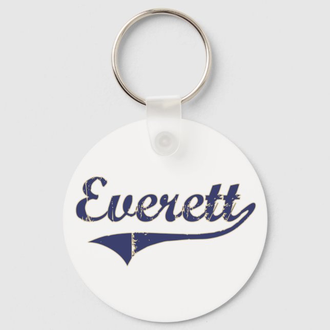 Everett Washington Classic Design Key Ring (Front)