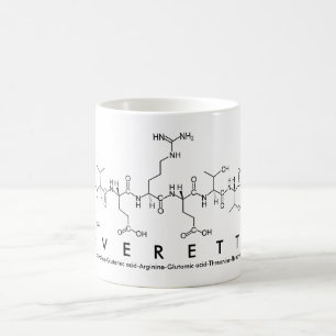 Everette peptide name mug