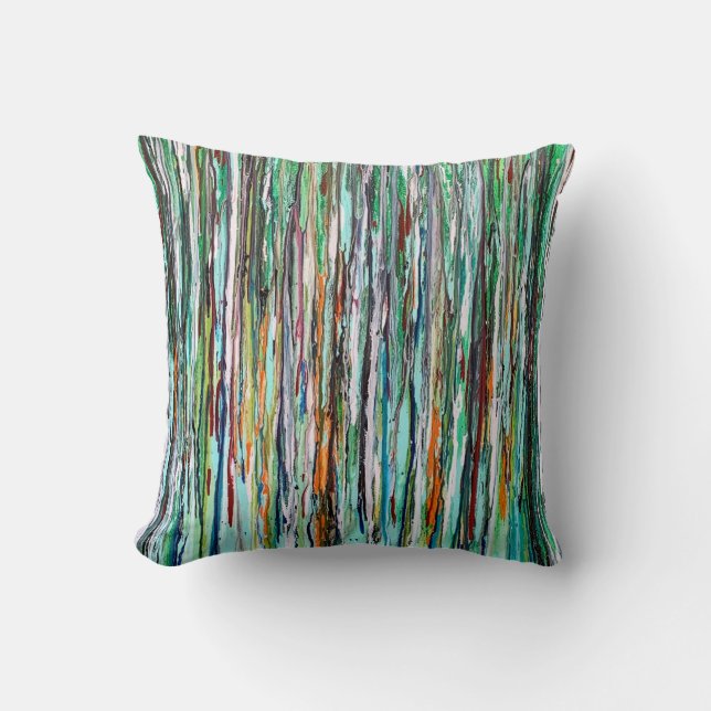 Everglades 16 x 16 Poly Throw Pillow (Front)