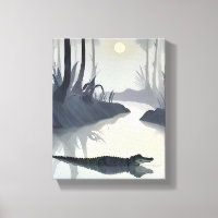 Everglades Alligator | National Park Watercolor
