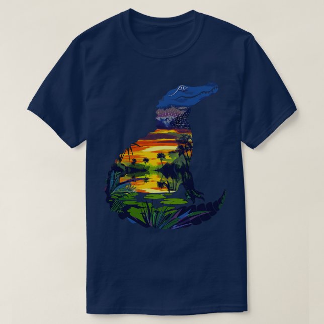 Everglades Alligator T-Shirt (Design Front)