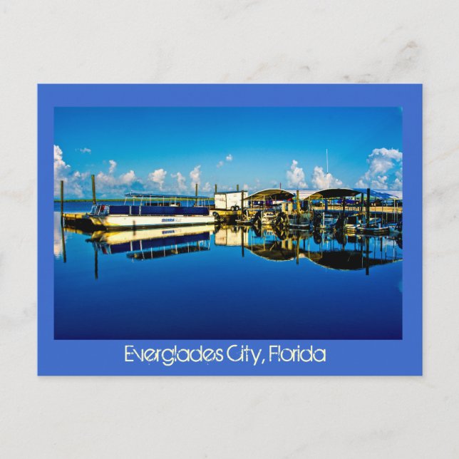 Everglades City, Florida, U.S.A. Postcard (Front)