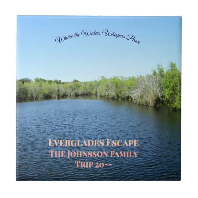Everglades Escape - Family Journey Keepsake Tile (Front)