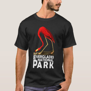 Everglades Florida National Park Flamingo Vintage T-Shirt