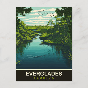 Everglades, Florida, Travel Postcard