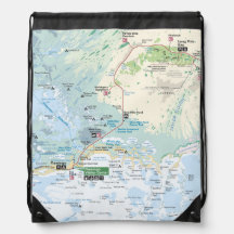 Everglades map backpack
