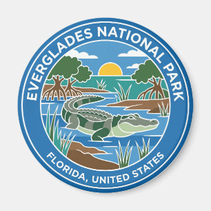 Everglades National Park Alligator Habitat Florida Magnet