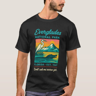 Everglades National Park Alligator Vintage Florida T-Shirt