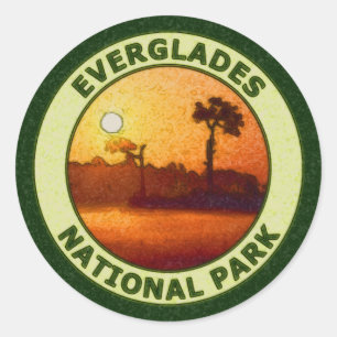 Everglades National Park Classic Round Sticker