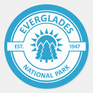 Everglades National Park Classic Round Sticker