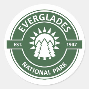 Everglades National Park Classic Round Sticker