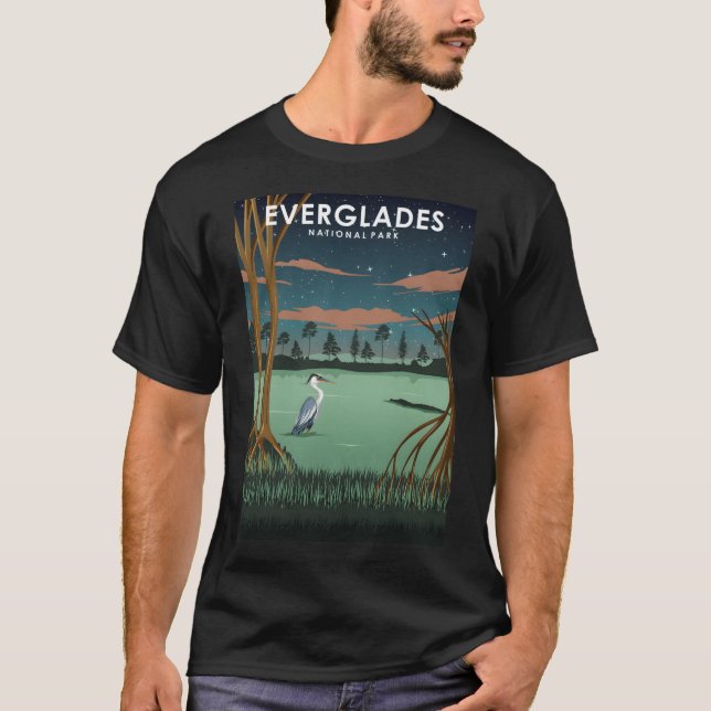 Everglades National Park Florida at Night  T-Shirt (Front)