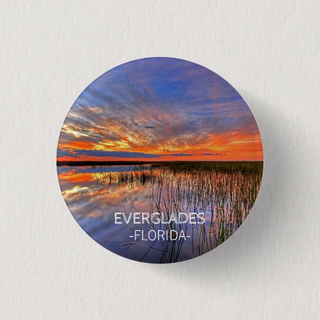 Everglades National Park Florida bucket list 3 Cm Round Badge (Front)