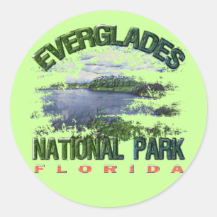 Everglades National Park, Florida Classic Round Sticker