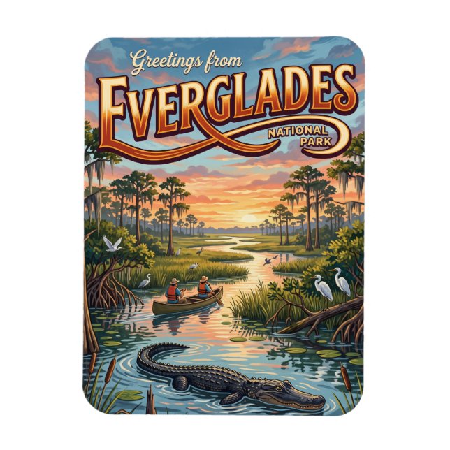 Everglades National Park Florida Magnet (Vertical)