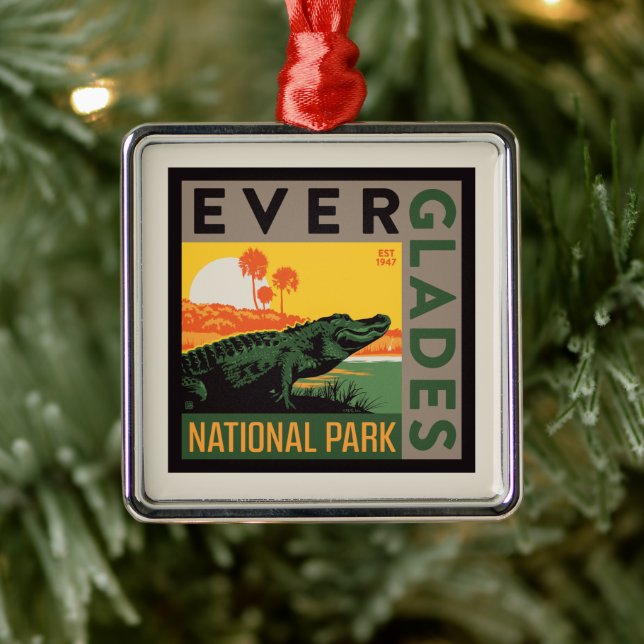 Everglades National Park | Florida Metal Tree Decoration (Tree)