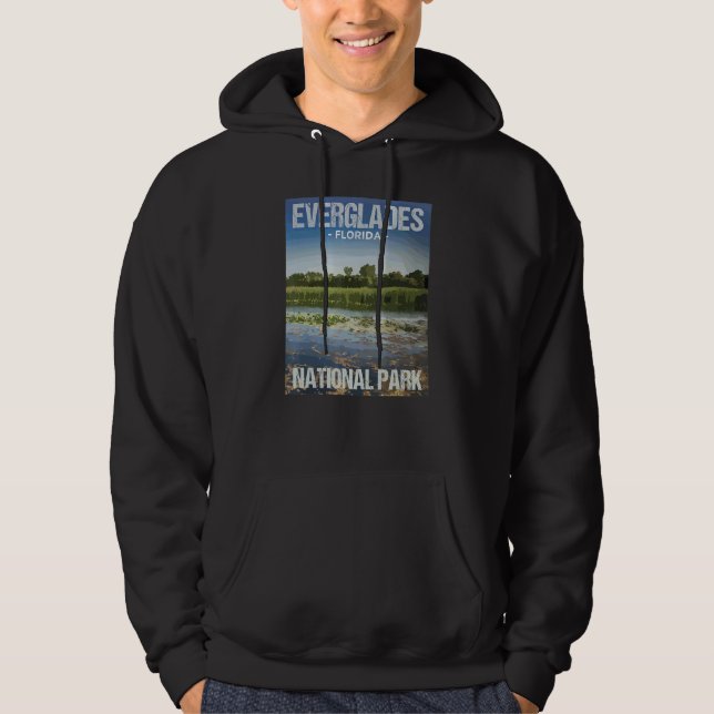 Everglades National Park Florida Poster Design Hoodie (Front)