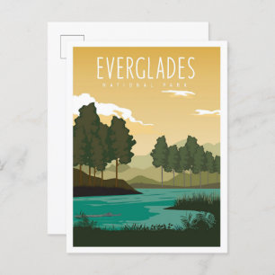 Everglades National Park Florida USA Travel Postcard