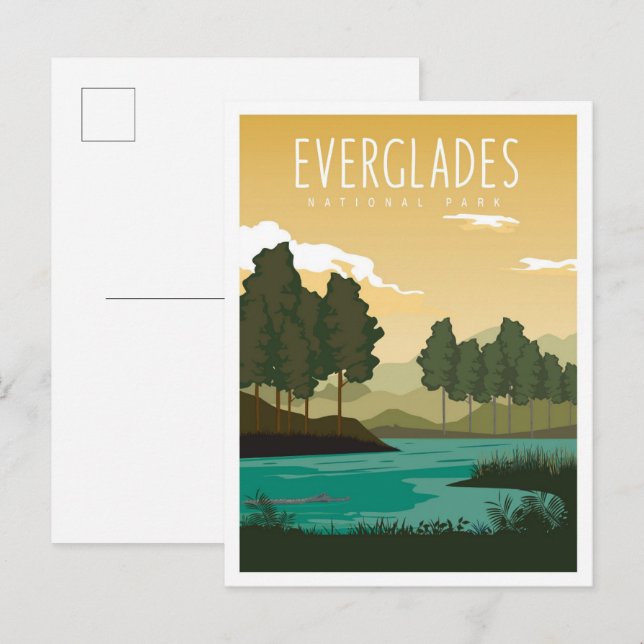 Everglades National Park Florida USA Travel Postcard (Front/Back)