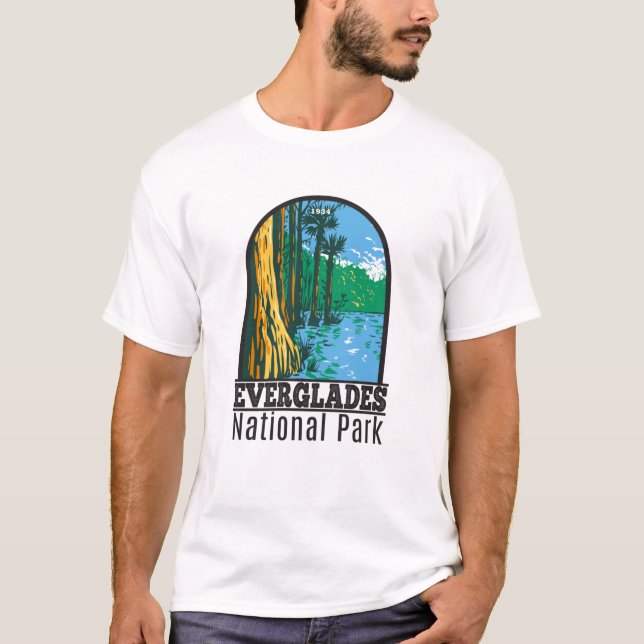 Everglades National Park Florida Vintage T-Shirt (Front)