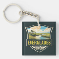 Everglades National Park Illustration Travel Art