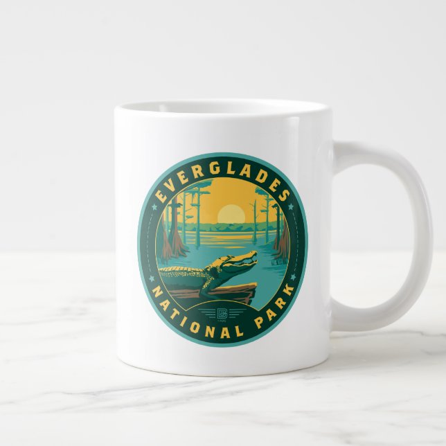 Everglades National Park Large Coffee Mug (Right)
