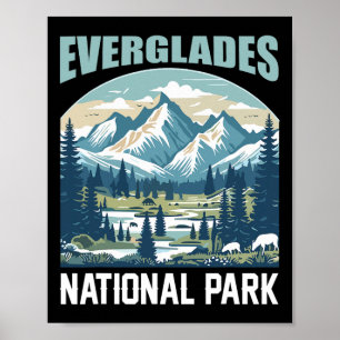 Everglades National Park Nature Hiking Outdoors Tr Poster