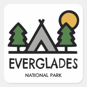 Everglades National Park Square Sticker