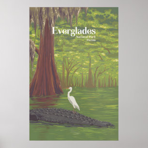 Everglades National Park Travel Poster