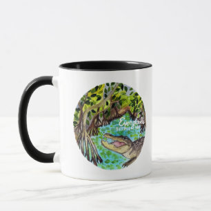 Everglades National Park Watercolor Art Mug