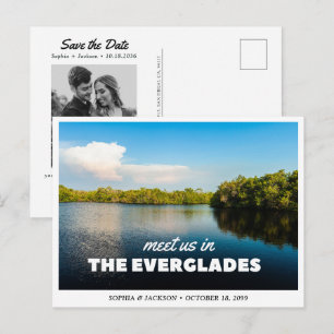 Everglades National Park Wedding Save the Date Postcard