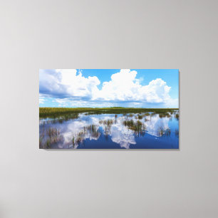 Everglades Natural Landscape Canvas Print